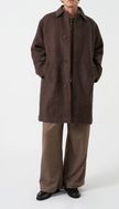 Wool Tweed Mix Stan Coat - UNIVERSAL WORKS