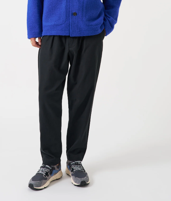 Brushed Moleskin Pleated Track Pant - UNIVERSAL WORKS