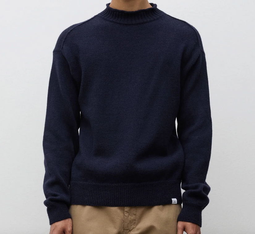 SAGVATNET WOOL ROLL NECK SWEATER - NORSE PROJECTS