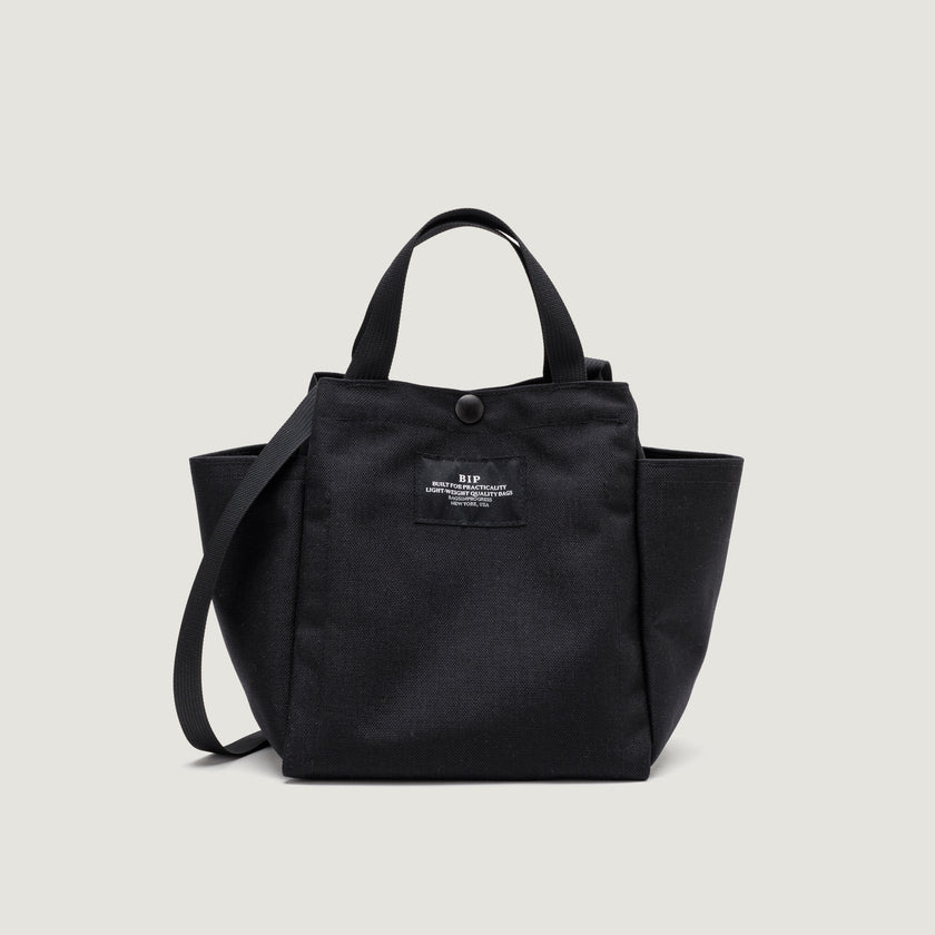 SMALL SIDE POCKET TOTE - CANVAS NYLON - BIP