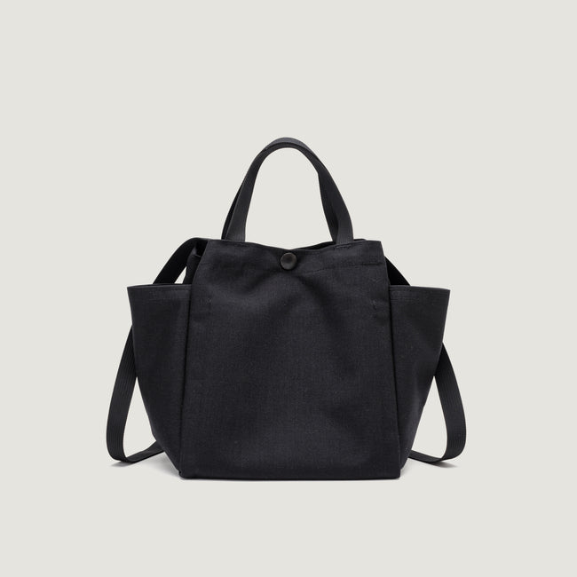 SMALL SIDE POCKET TOTE - CANVAS NYLON - BIP