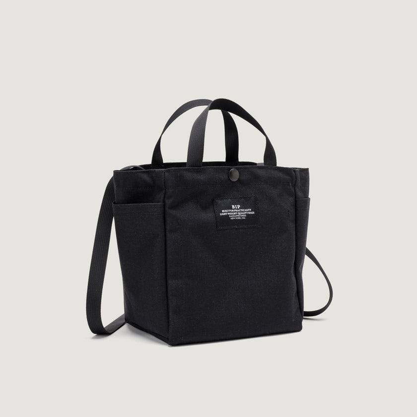 SMALL SIDE POCKET TOTE - CANVAS NYLON - BIP