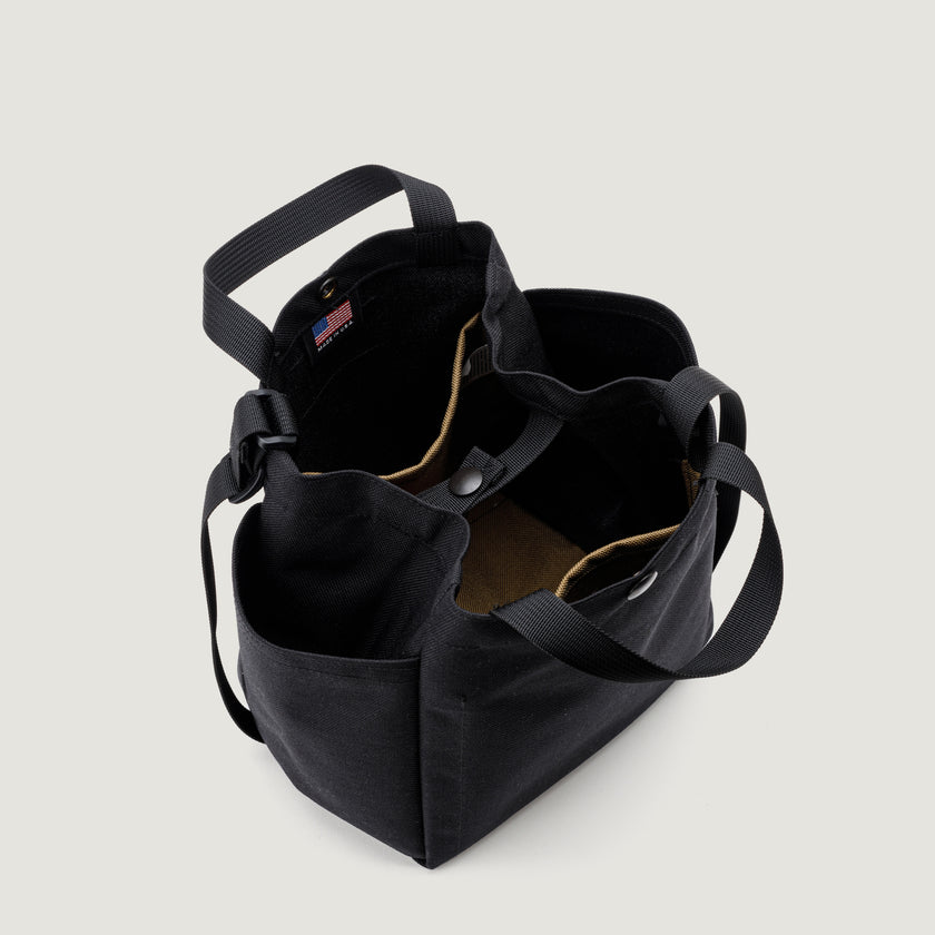 SMALL SIDE POCKET TOTE - CANVAS NYLON - BIP
