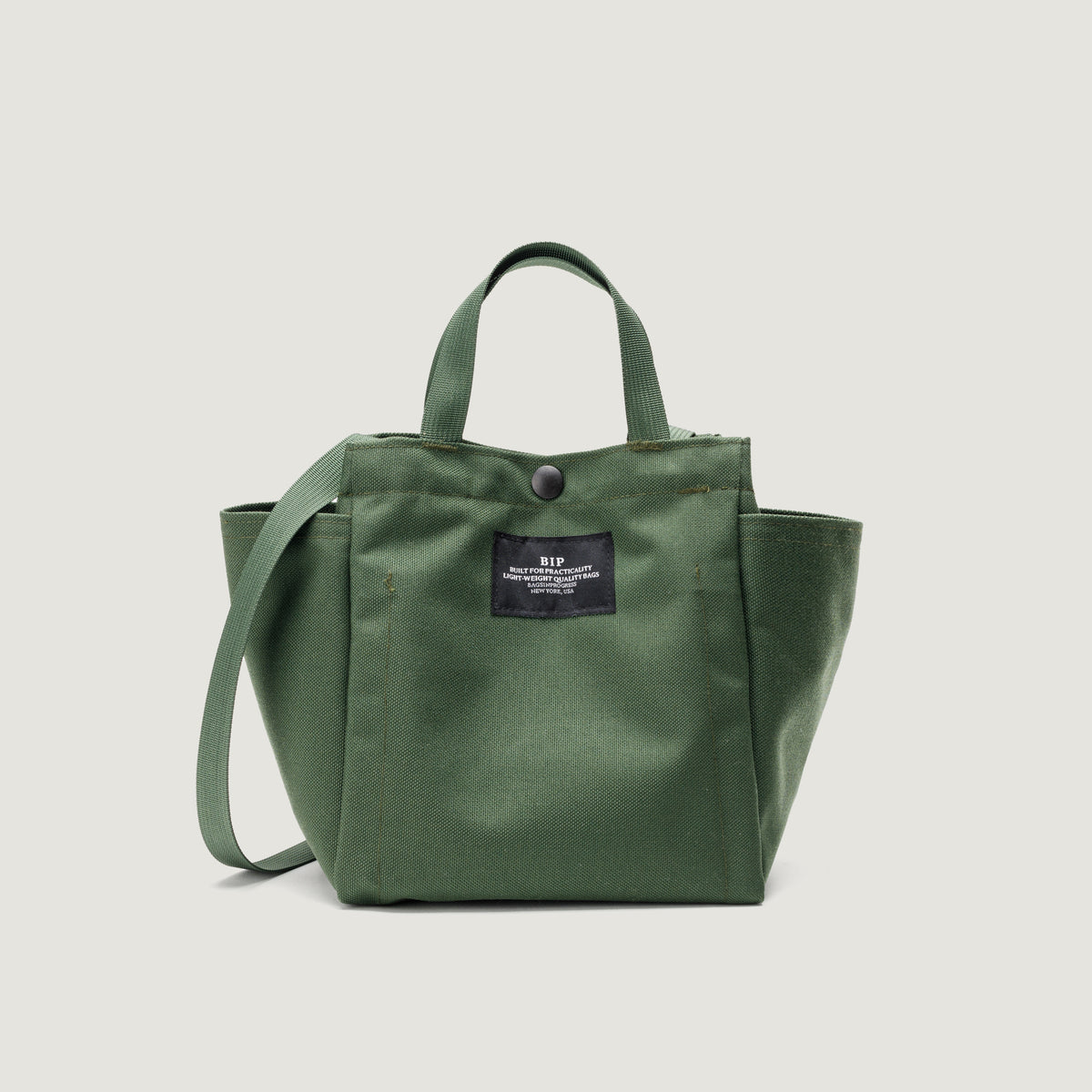 SMALL SIDE POCKET TOTE - CANVAS NYLON - BIP