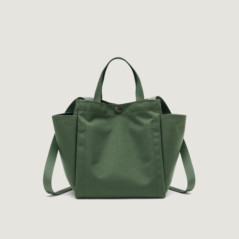 SMALL SIDE POCKET TOTE - CANVAS NYLON - BIP
